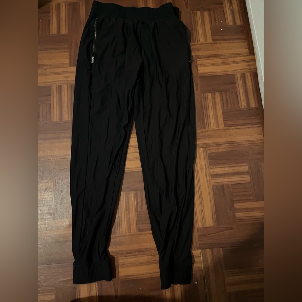 black joggers